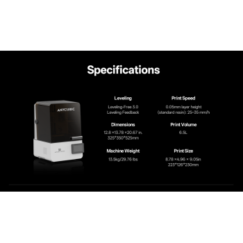 Anycubic Photon P1 | Imprimante 3D à résine