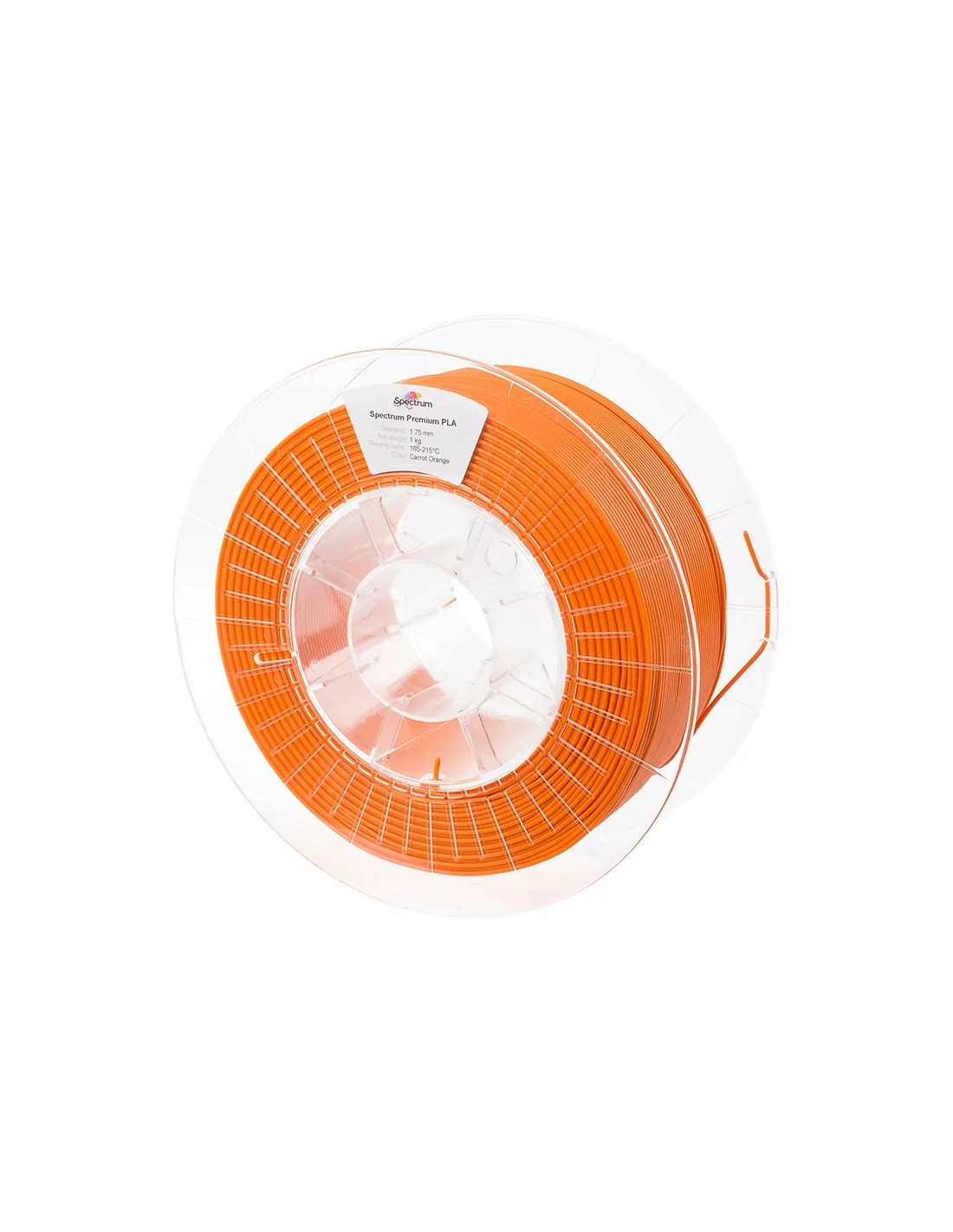 Filamento PLA Spectrum 1,75 mm Naranja Zanahoria (1kg)