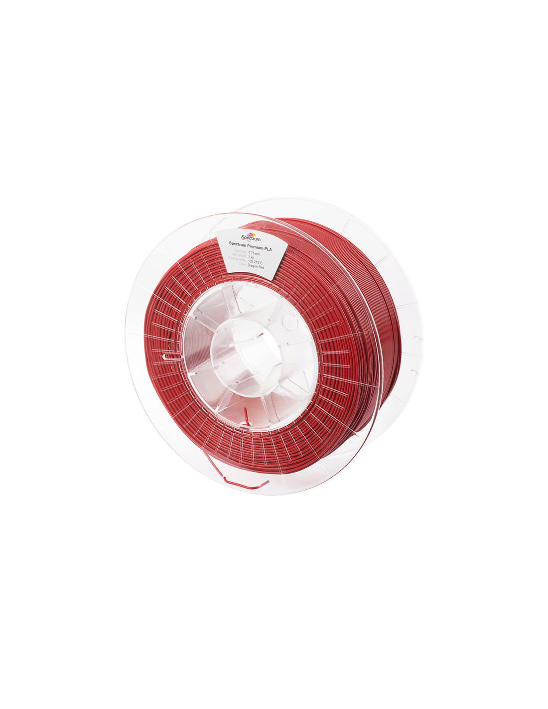 Filamento PLA Spectrum 1,75 mm Rojo Dragón (1kg)