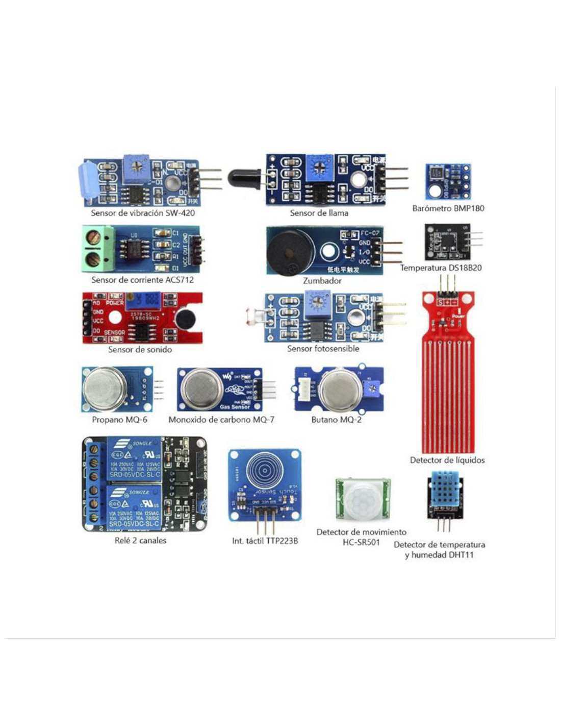 Kit de 16 sensores para domótica, Smart Home
