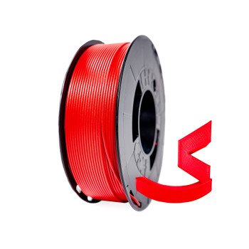 Filamento TENAFLEX FLEXIBLE (ALTA RESISTENCIA) de Winkle 1,75mm (0,75Kg)- Rojo