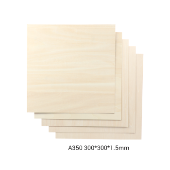 Snapmaker Basswood Sheet-A350 / 300x300x1,5mm / 5-pak