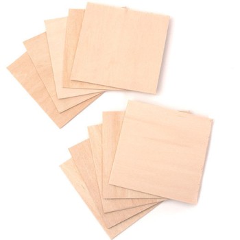 Cuadrados de madera en blanco Snapmaker (paquete de 10)