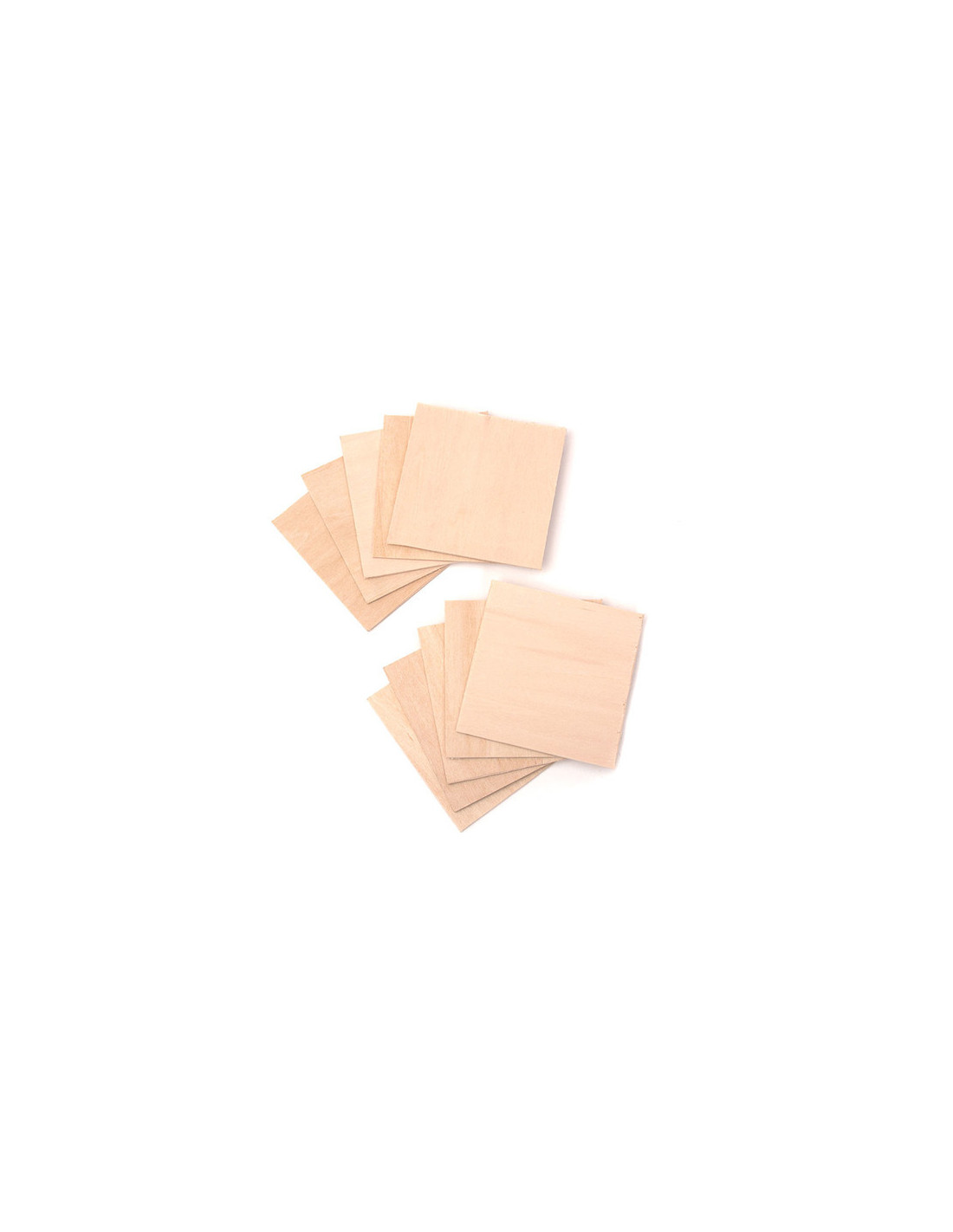 Snapmaker Blank Holz Quadrate (10er-Pack)