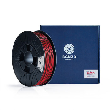 BCN3D Filamentos PLA - 2,85 mm - 750 g - Rojo