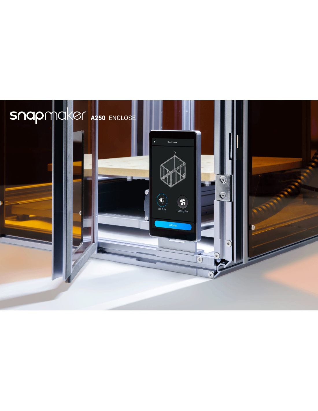 Snapmaker 2.0 3-in-1 3D Printer with A250T Enhanced version housing