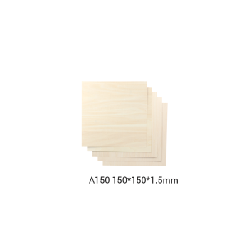 Snapmaker Basswood Sheet-A150 / 150x150x1,5mm / 5-pack