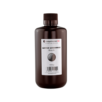 Copymaster3D Resina UV Lavable con Agua - 1000 ml - Negro