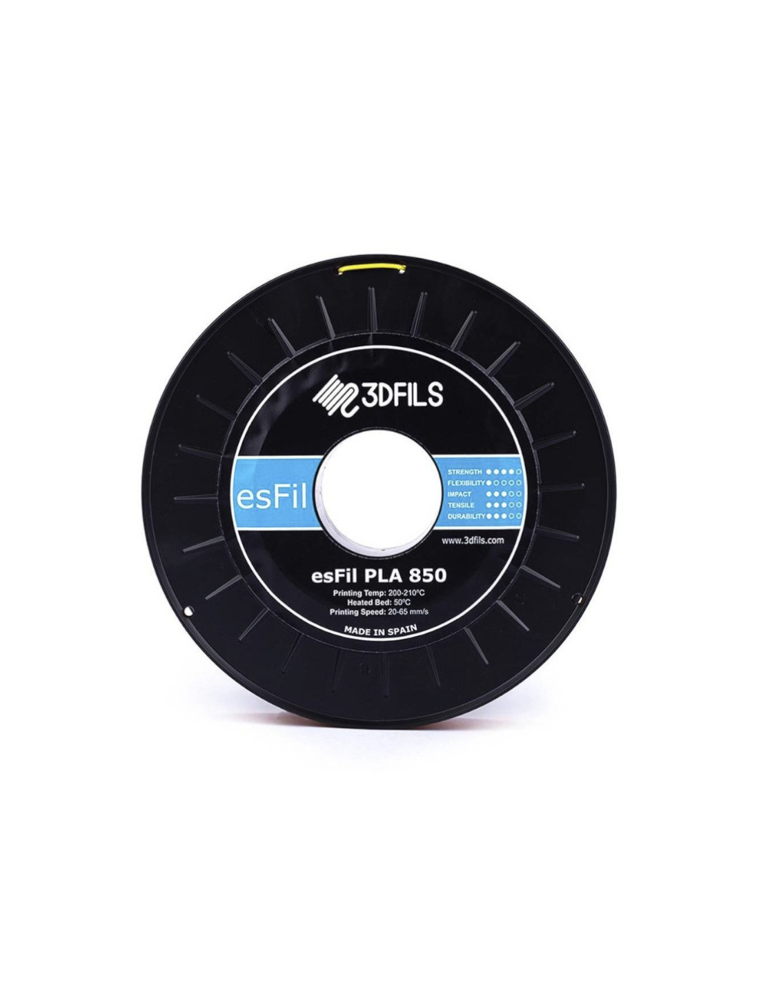 Filamento esFil PLA de 3DFILS 1,75 mm (0,75-1Kg) - Amarillo