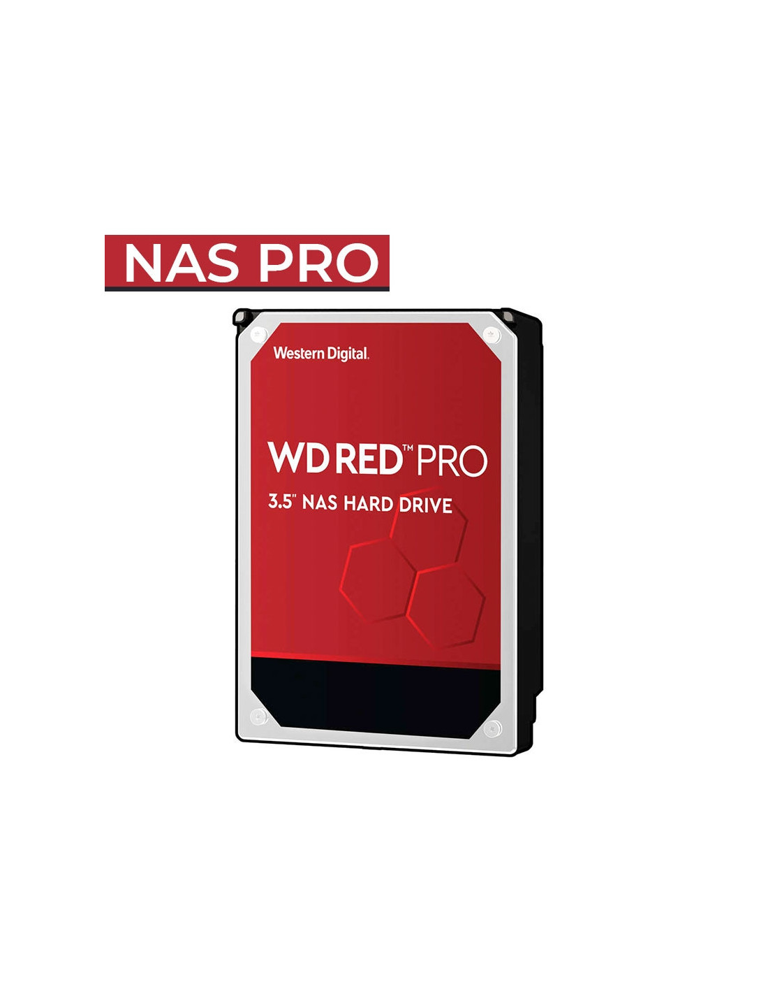 Disco duro  WD8003FFBX 8TB HDD 3.5" Edición RED NAS PRO 7200RPM 256MB.