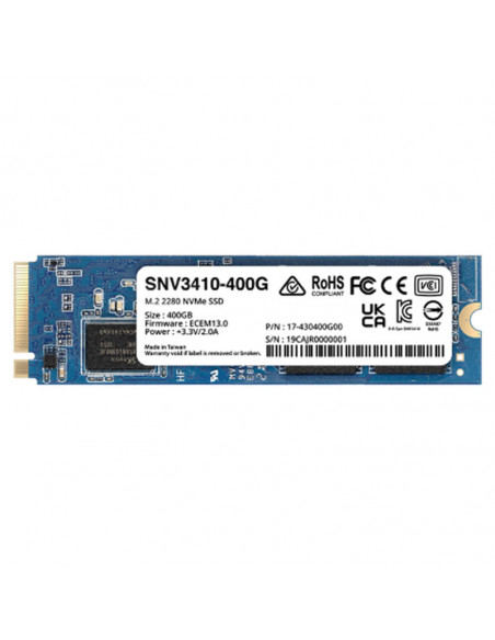 Disco duro  SNV3410-400G SSD Synology SNV3410 NVMe M.2 (2280) 400GB 3100MB/s