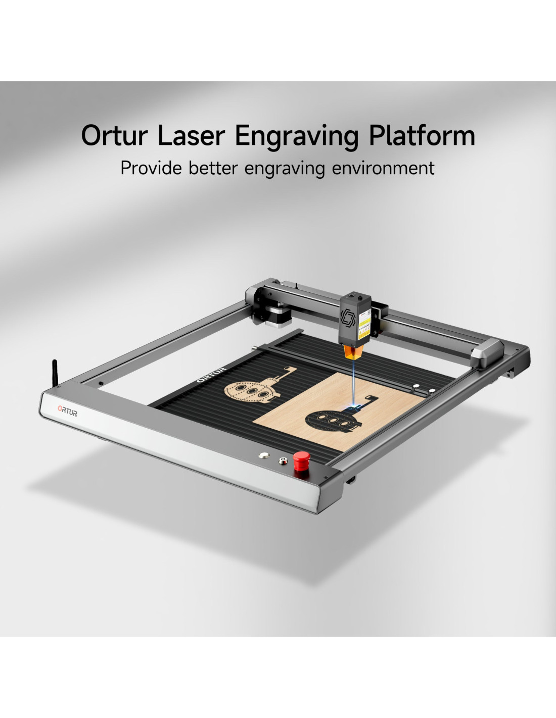 Plataforma de gravação a laser Ortur