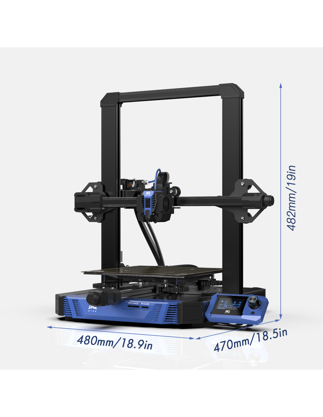 Impressora 3D de alta velocidade BIQU Hurakan Klipper