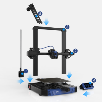 BIQU Hurakan Hurakan Klipper High speed 3D Printer