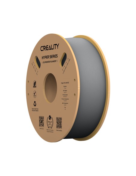 Creality Hyper PLA | Filamento para impresión 3D | 1,75mm (1Kg) | Gris