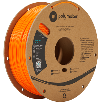 Polymaker PolyLite PLA | Filamento para impressão 3D | 1,75 mm (1Kg) | Vermelho