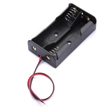 Batteribase 2 x 18650, 7,4V batteriholder