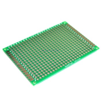 Perforierte PCB-Platte 5x7cm, doppelseitig, 2 Stück.