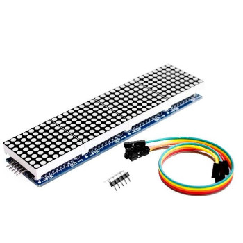 Matriz LED 8x8 MAX7219,  (4 matrices) para Arduino