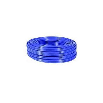 Cable rígido AWG24, hilo de 0,5mm, 5mts Azul