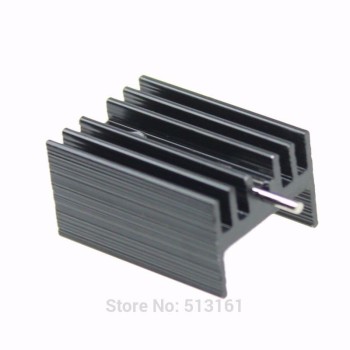 Dissipador de calor em alumínio TO-220 (21x15x11mm) (3 peças)