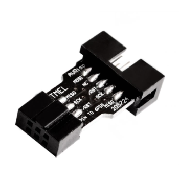 Adaptador de 10 a 6 pines para AVRISP MKII USBASP STK500