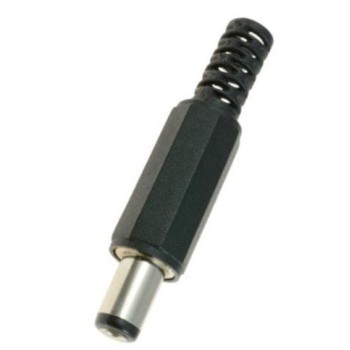 Jack Male Connector, 2,1x5,5mm, 4 pcs.