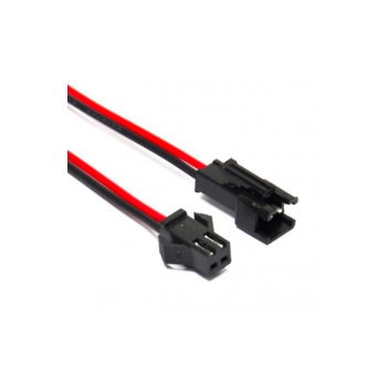 JST connector, 2pin, 1 male, 1 female