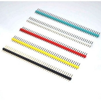 40-pin male connectors, 2.54mm, 5 pcs.