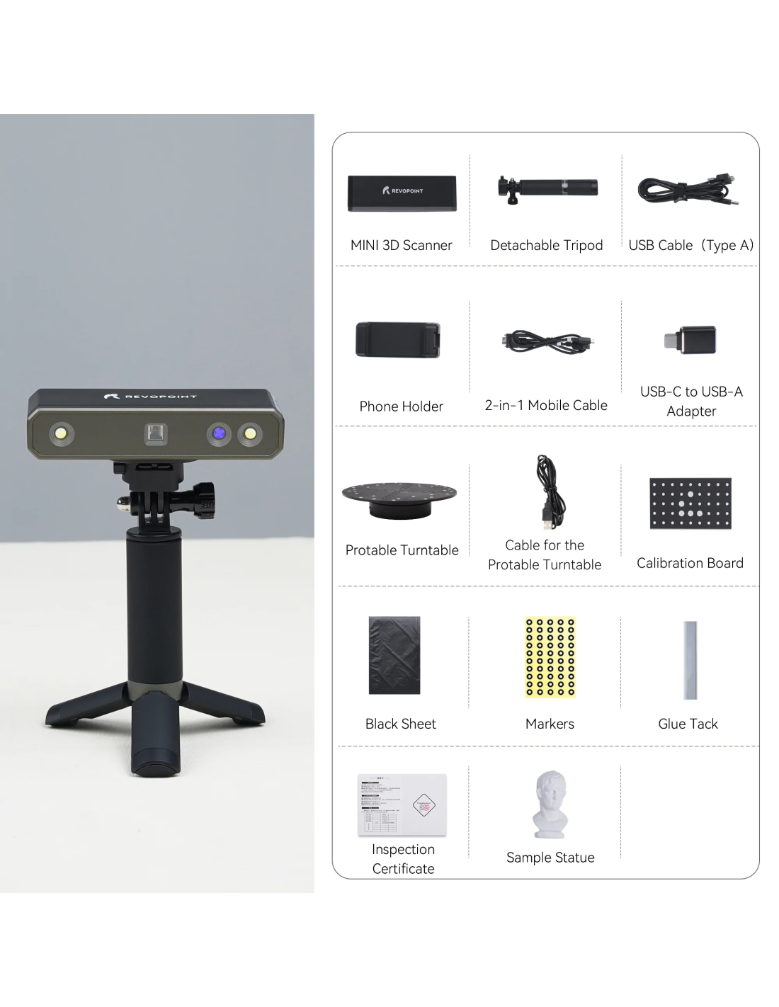 Revopoint MINI - 3D-Scanner