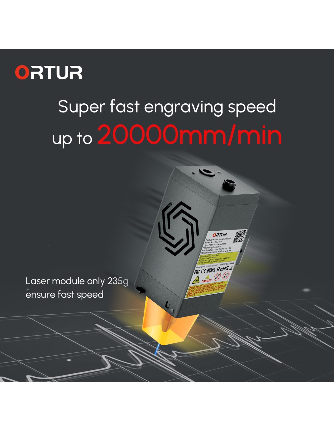 Ortur Laser Master 3 10W - Máquina de corte e gravação a laser