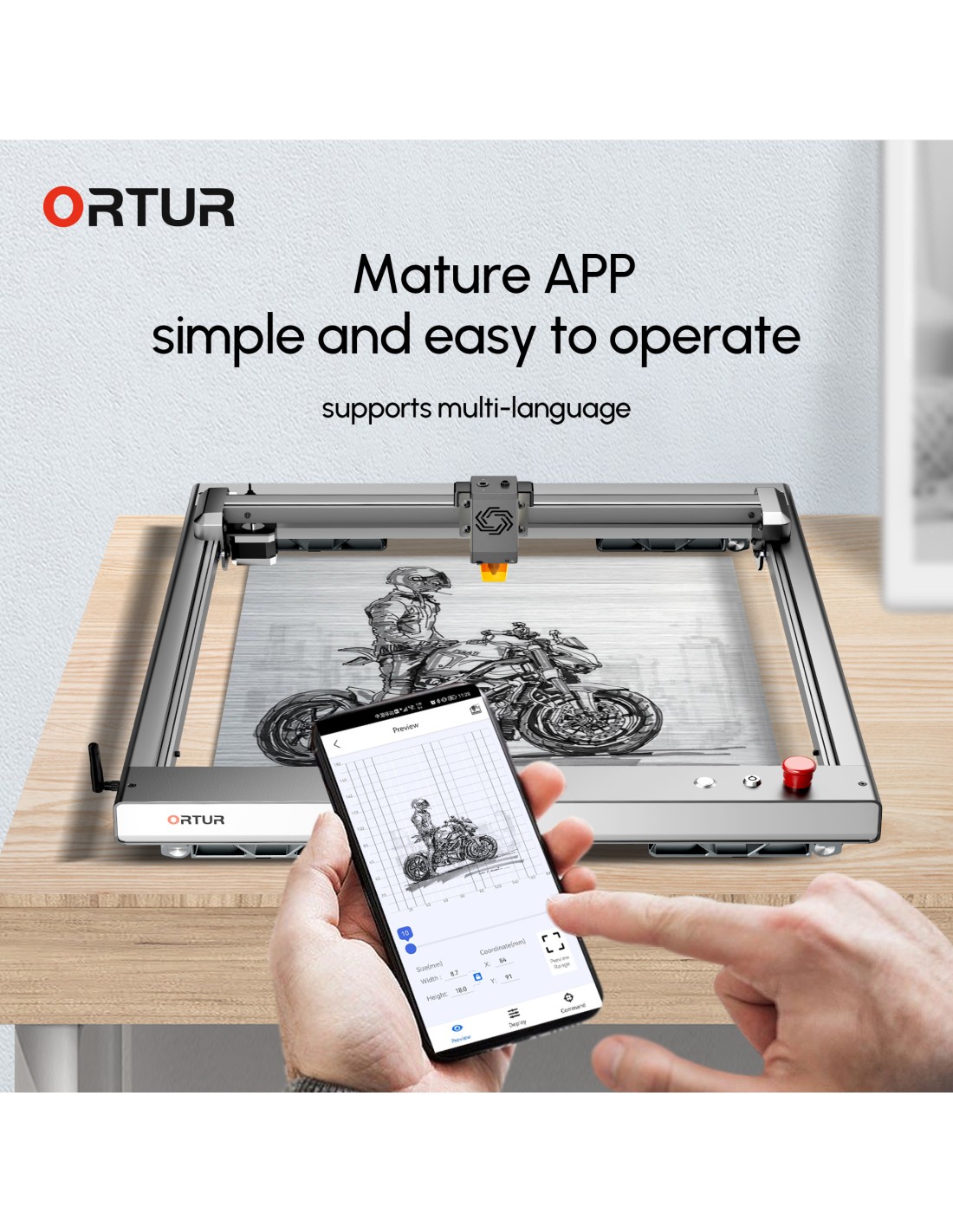 Ortur Laser Master 3 10W - Laser Cutting and Engraving Machine