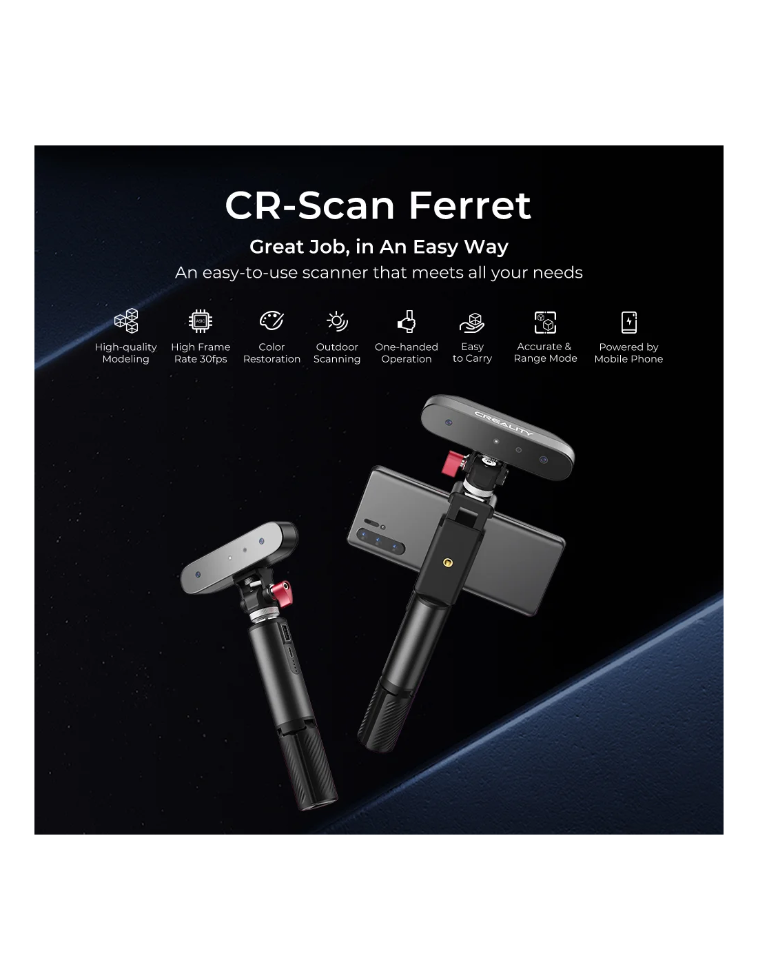 Creality CR-Scan Ferret - 3D scanner
