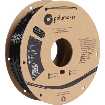 Polymaker PolyMax Tough PC | 3D Druck Filament | 1,75mm (0,75Kg) | Schwarz