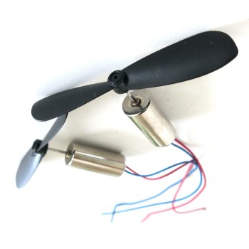 Motor with propeller, pack of 2 units