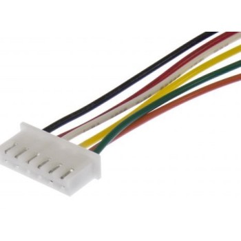 Conector JST de 6 pinos, 1,0 mm, macho