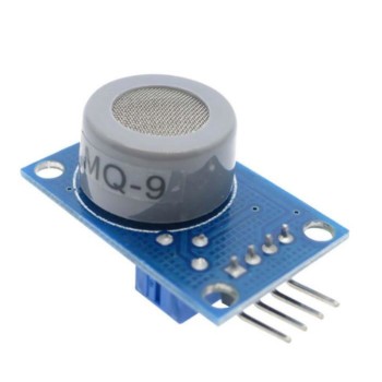 Gas sensor MQ-9, sensitive to CO and flammable gases