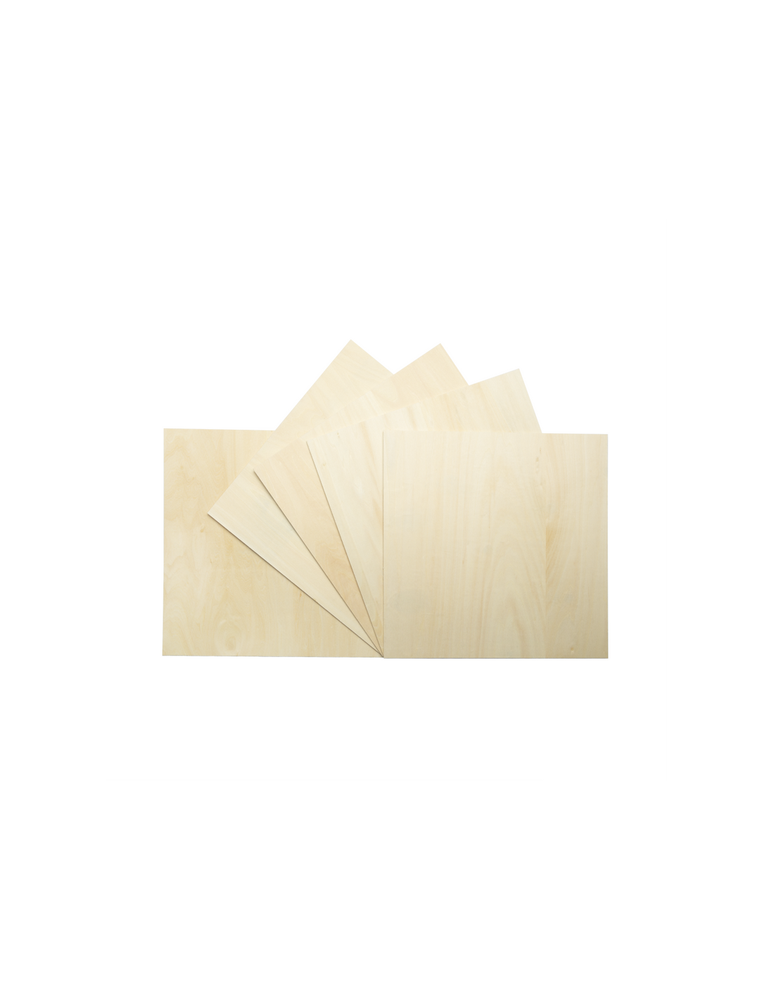Snapmaker tableros de tilo| 300x300x3 mm | Pack 5 uds