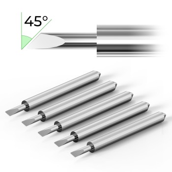 Lâminas de substituição xTool M1 45º - embalagem com 5 unidades