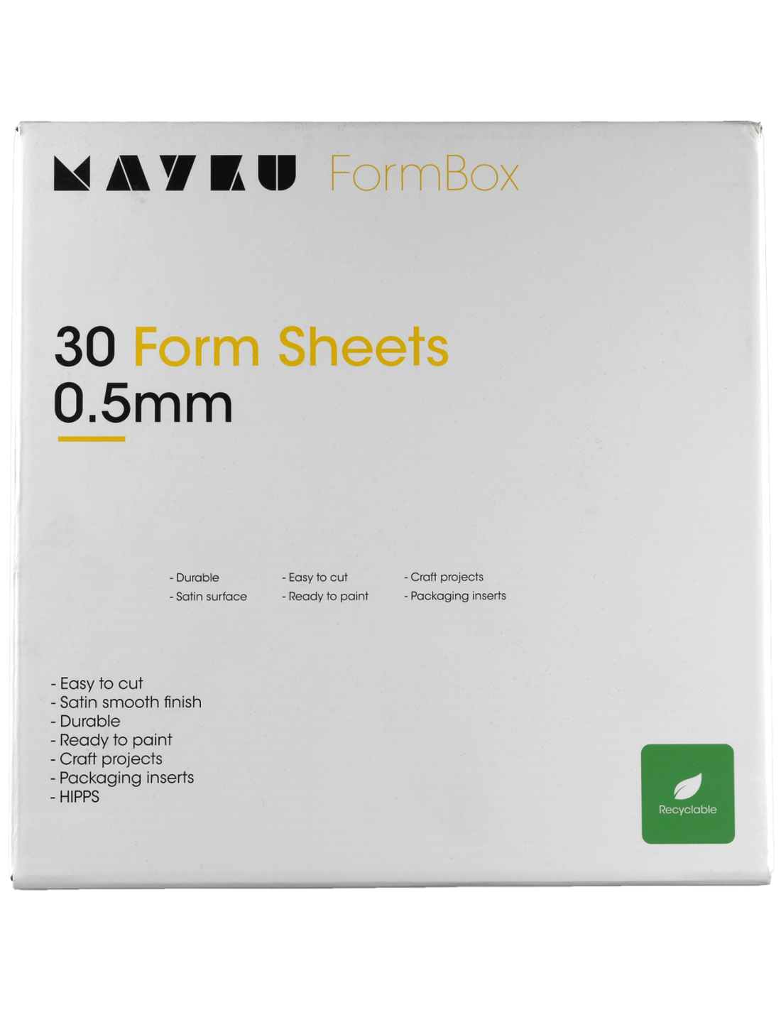 Mayku FormBox Folhas de formulário (30 unidades)