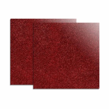 xTool Hojas acrílicas de purpurina roja de 3 mm (paquete de 2)