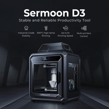 Creality Sermoon D3: Industriel 3D-printer med høj stabilitet