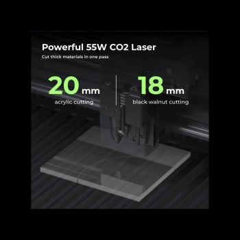 xTool P2 55W - Cortadora láser de CO2 de sobremesa