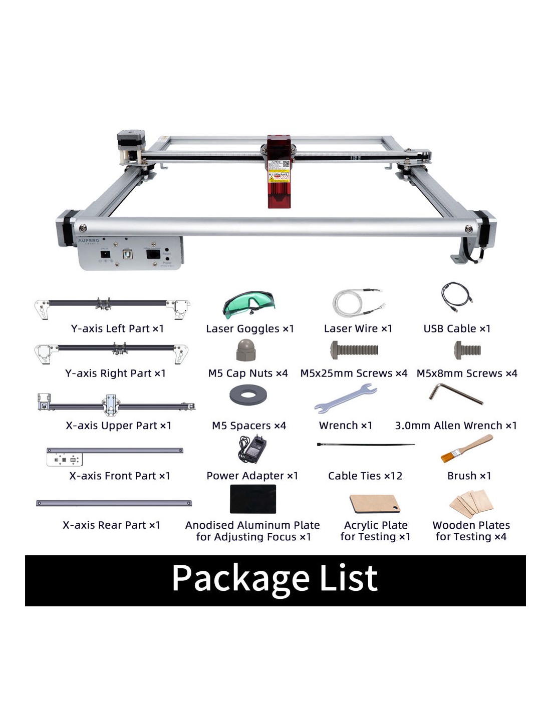 Ortur Aufero Laser 2 10W - Laser Cutting and Engraving Machine