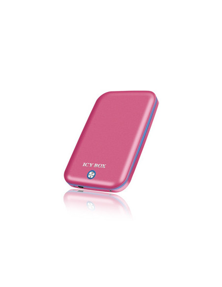  IB-272StU-OT Pink Caja externa 2.5" botón BackUp - USB2.0