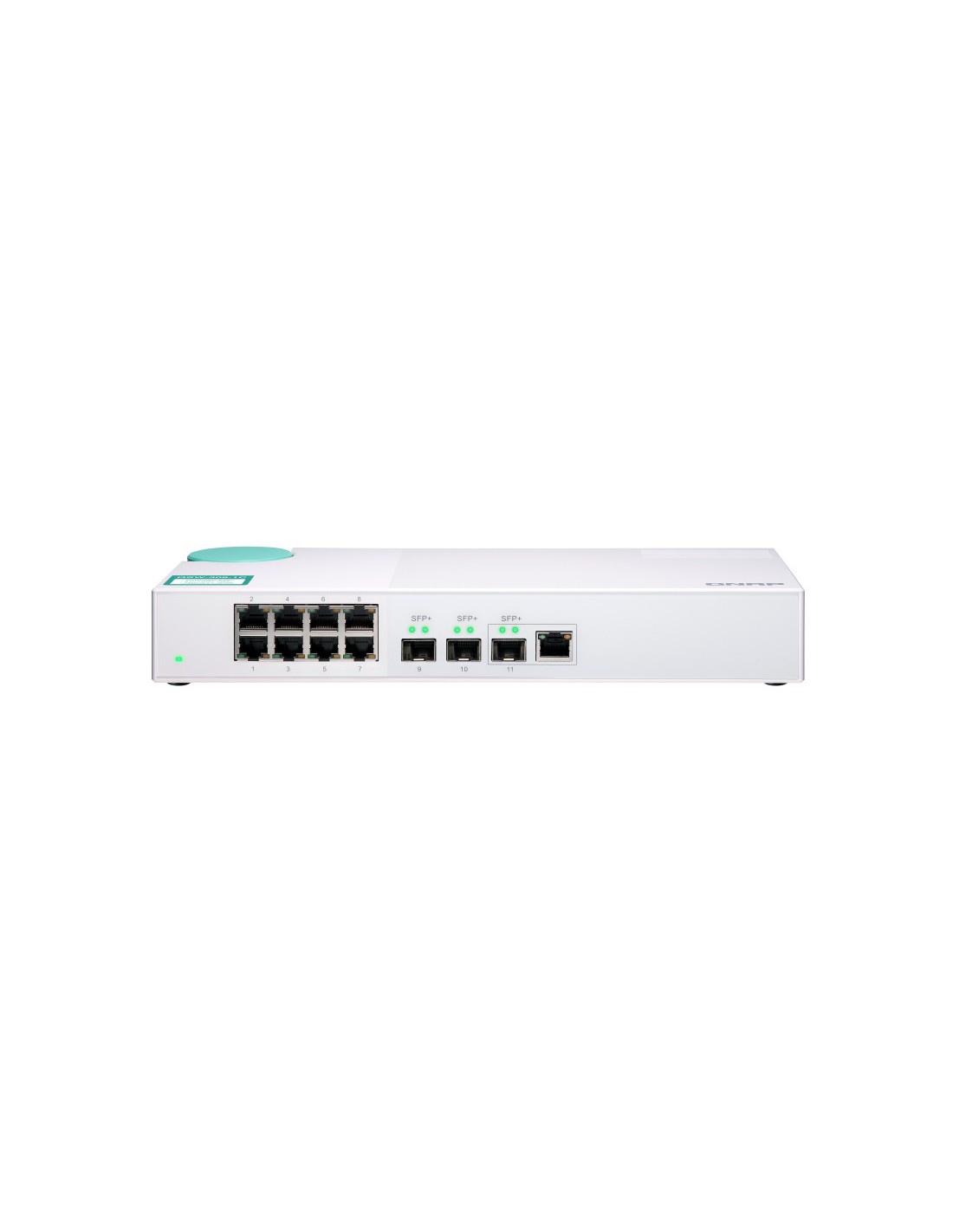  QSW-308S Switch 10GbE - 11 puertos (8 RJ45, 3 SFP+)