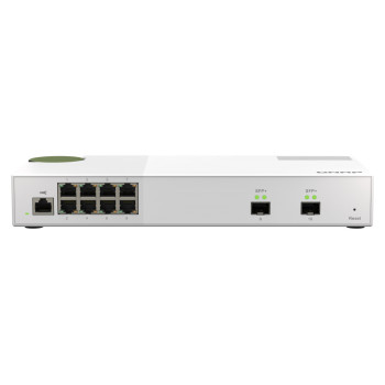  QSW-M2108-2S Switch 10GbE - 10 puertos (8 RJ45, 2 SFP+), agregación de puertos 802.3ad