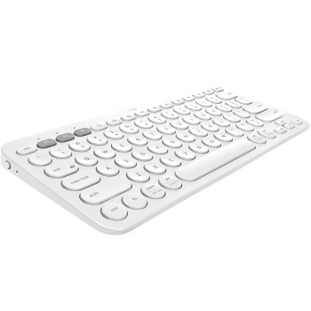 Logitech K380 Wireless Keyboard - White (Spanish)