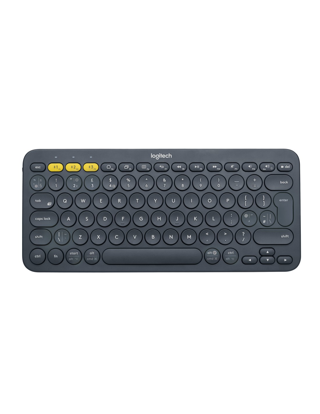 Logitech trådløst tastatur K380 - sort (engelsk)