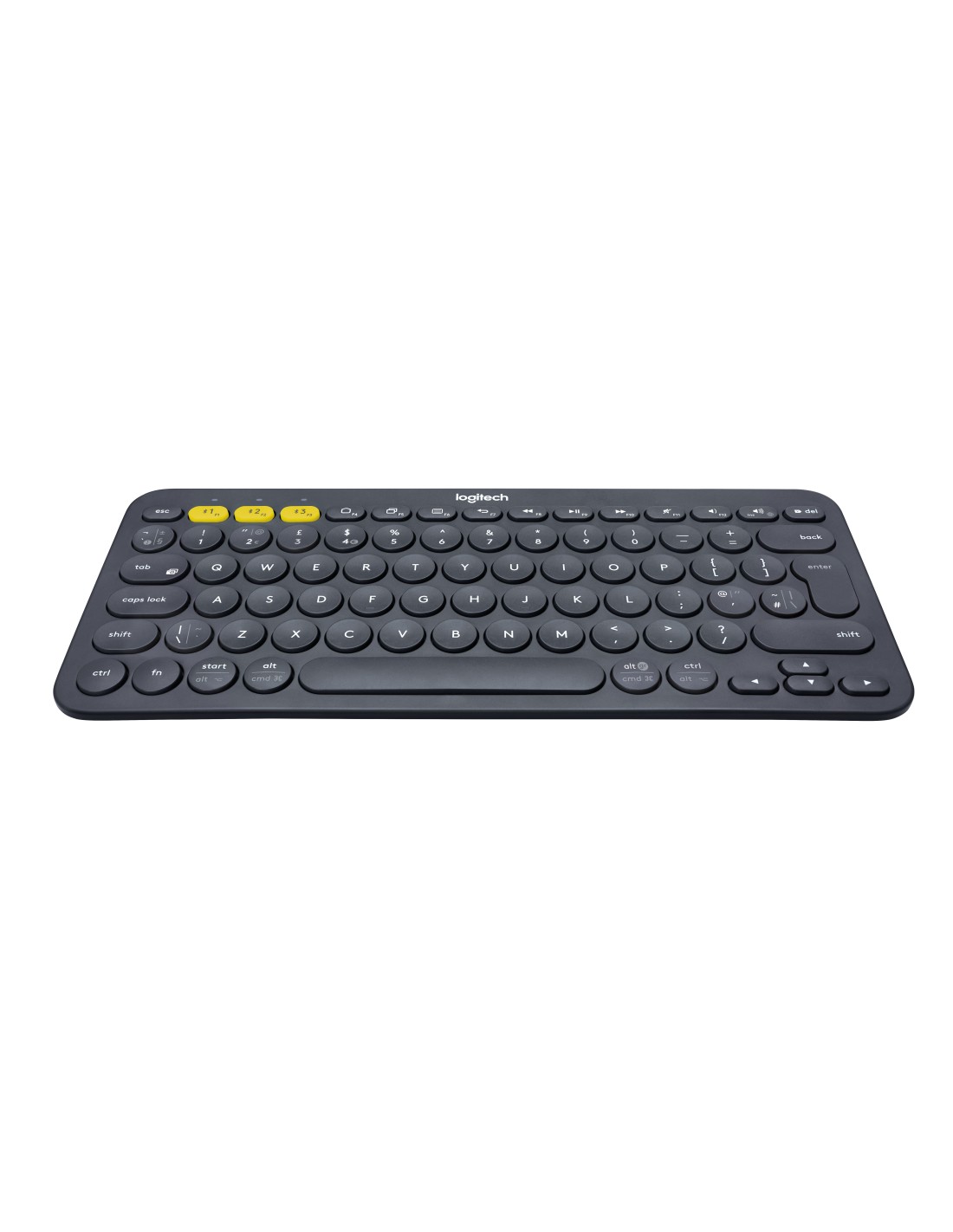 Logitech K380 Wireless Keyboard - Black (Spanish)